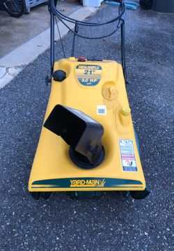 Yard-man 21” electric or pull start snow blower