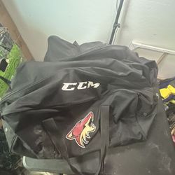 CCM Hockey Equipment Bags – Arizona Coyotes Logo (Set of 2)