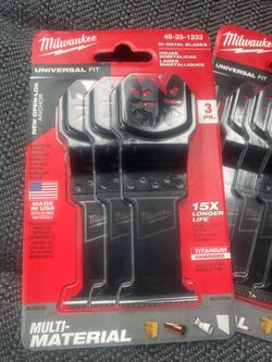 Milwaukee multi-tool blades