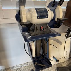 Rikon 8” low speed grinder w/stand