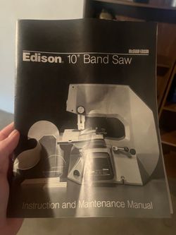 Edison 10” bandsaw