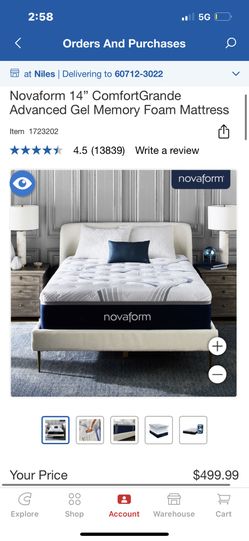 Novafoam Fill size Mattress 