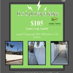 Vinyl Privacy Fence 