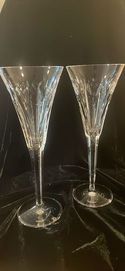 Waterford Crystal Champagne Flutes (2)