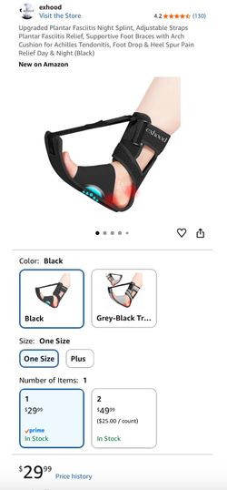 Plantar fasciitis night splint