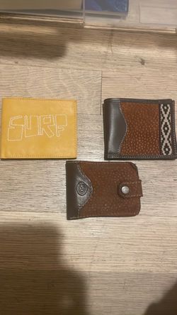 3 Wallets leather
