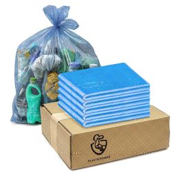 【100packs】Generic Large 60 Gallon Heavy Duty Trash Can Bags