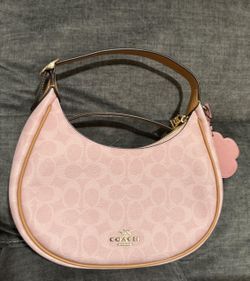 Coach Pink Powder Emily Shoulder Bag Crossbody With Charms