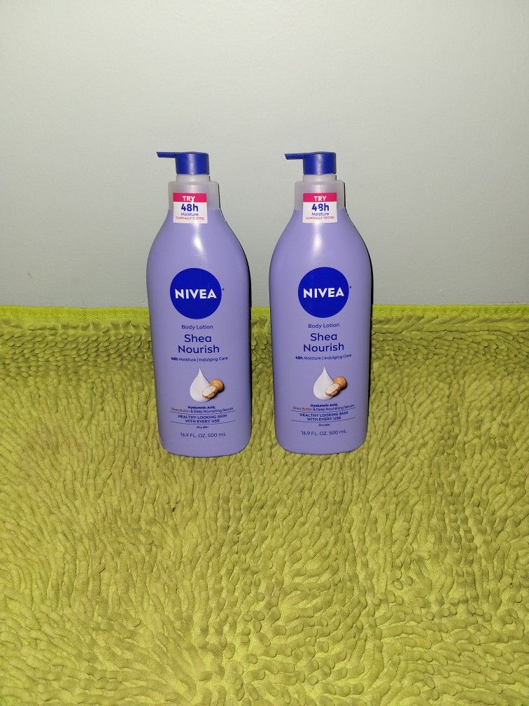 2 Nivea Shea Nourish 16.9oz