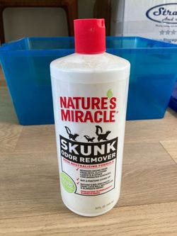 Nature’s Miracle Skunk Odor Remover Concentrate (opened but mostly full)