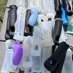 Official Nintendo Wii Remote Rubber Silicone Gel Grip Cover Sleeve