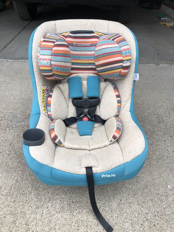 Maxi Cosi Pria 70 Bohemian Blue Convertible Car Seat With Tiny Fit Maxi Cosi Pria 70 Bohemian Blue Convertible Car Seat With Tiny Fit