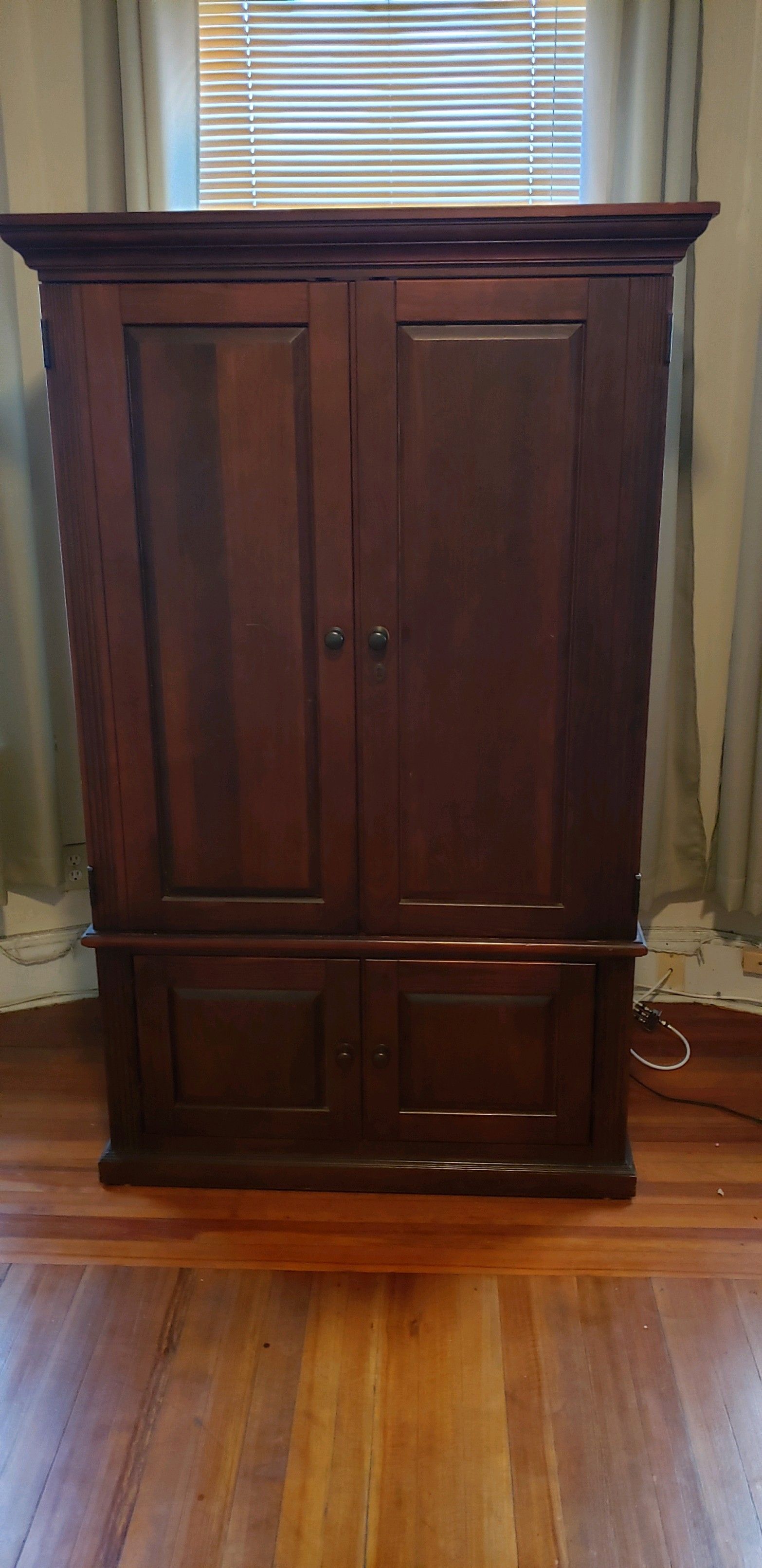 Armoire Cabinet Cherry Wood