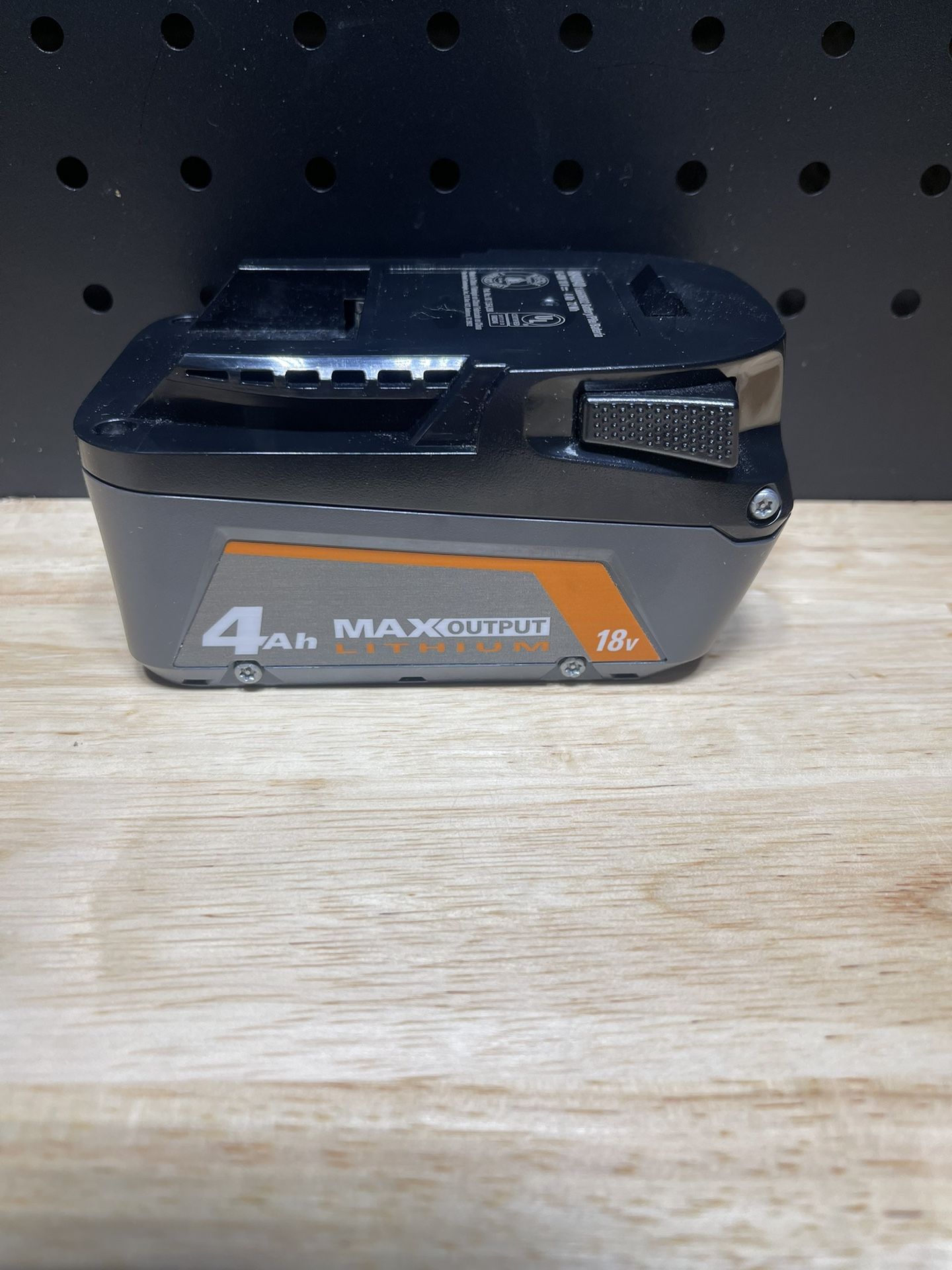 Ridgid MAX OUTPUT High Demand Battery
