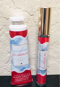 Trending! BATH & BODY WORKS✨❤️🤍Gingham ALL AMERICAN🤍❤️✨3-pc Mini Perfume Set