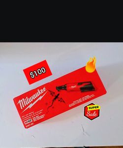 MILWAUKEE RACHET TOOLS BATTERIES