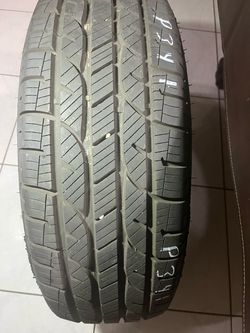 235/65/18. One use Kelley edge tire please read description great/like new tread.