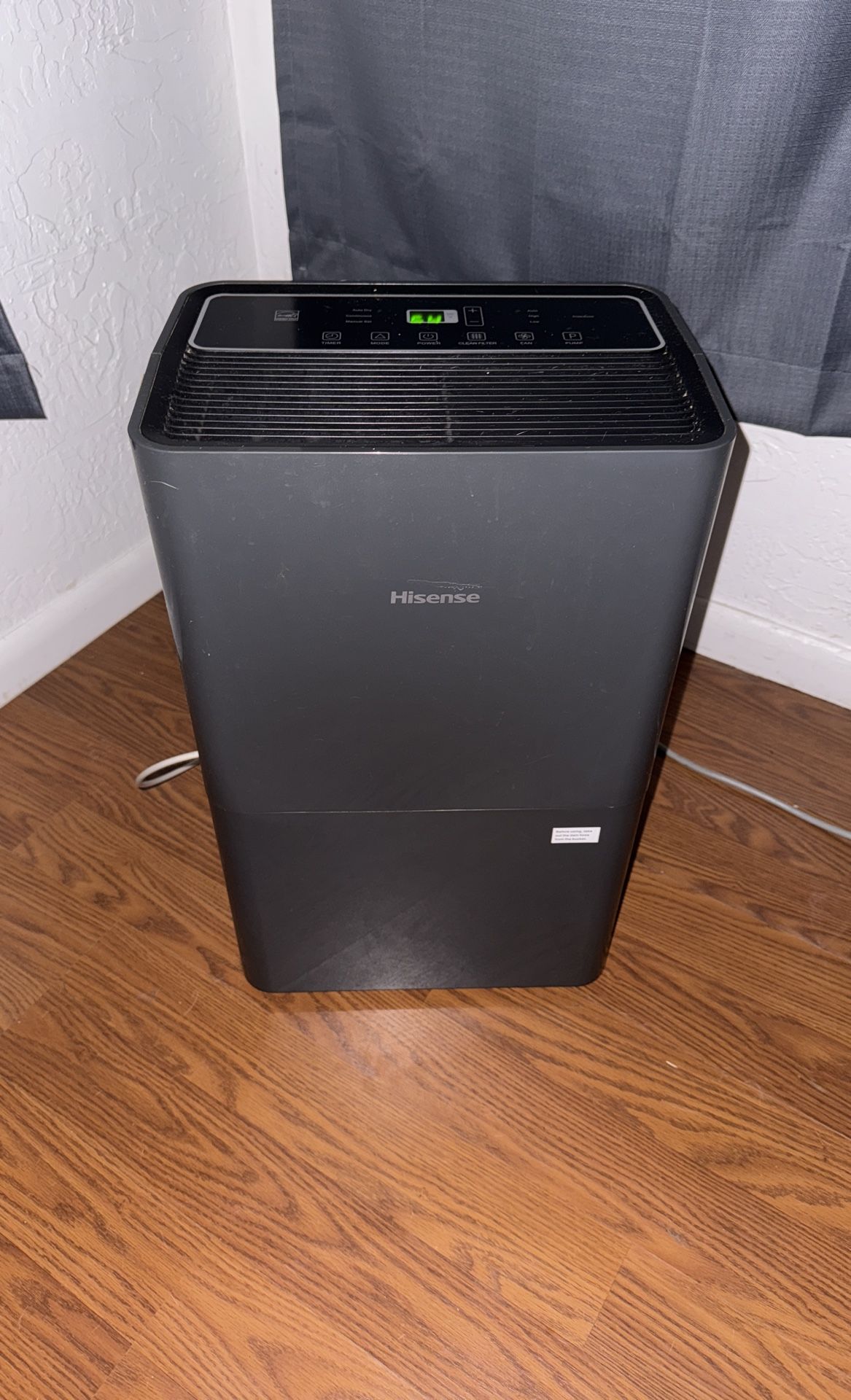 Hisense Dehumidifier With Water Pump And Fan