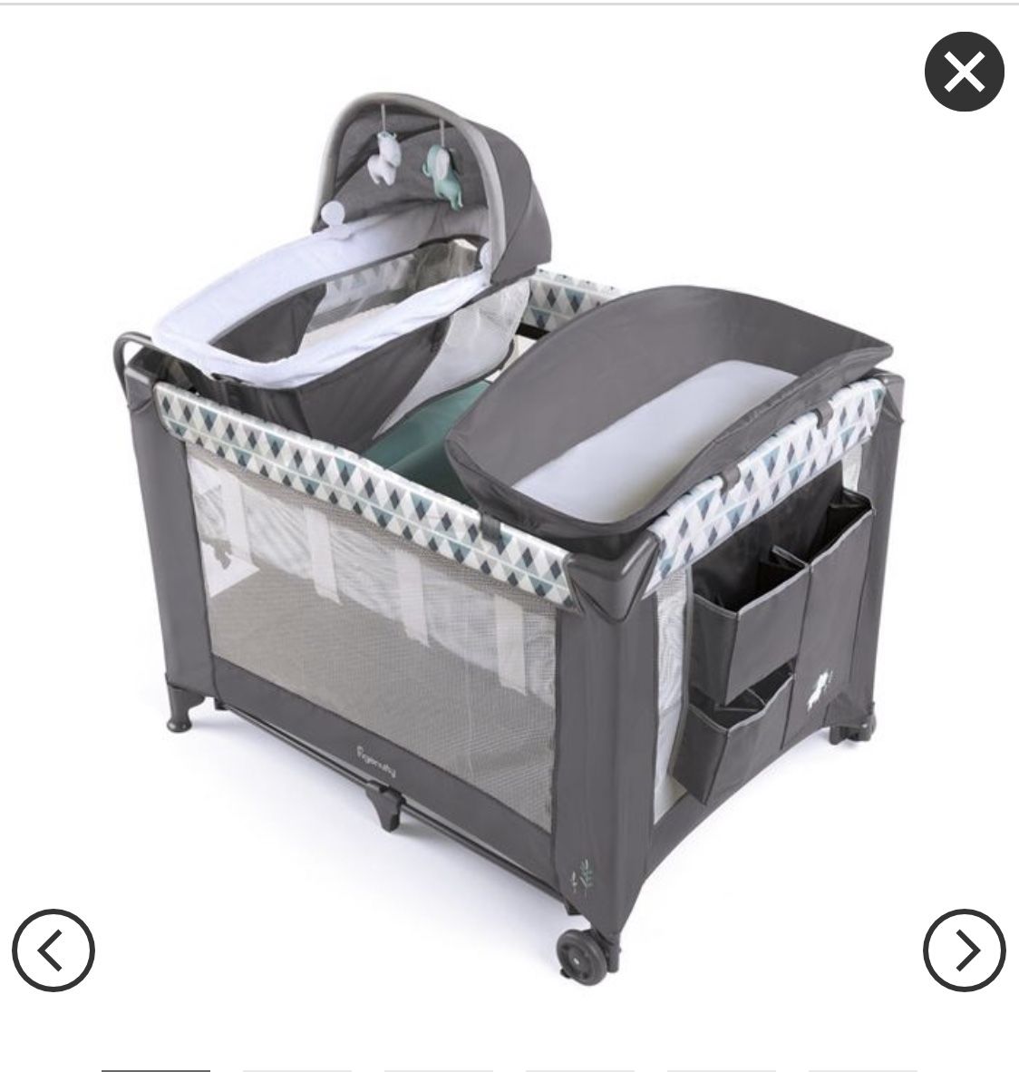 Play Pen + changing table