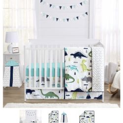 Dinosaur Crib Set