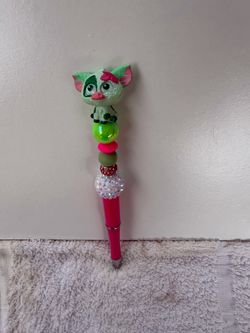 Character beaded pen