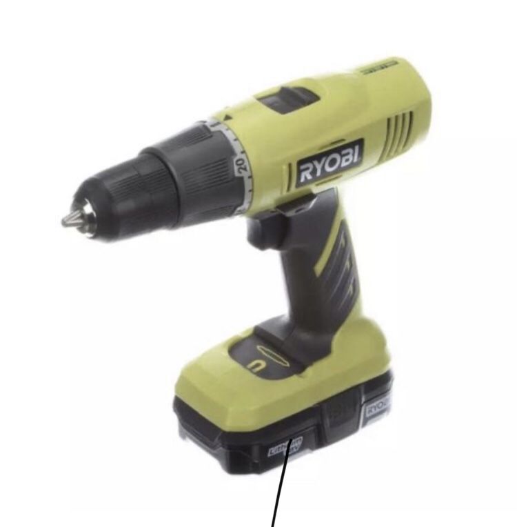 18 Volt ONE+ Lithium Ion Starter Cordless Keyless Drill Kit 2 Adjustable Speed