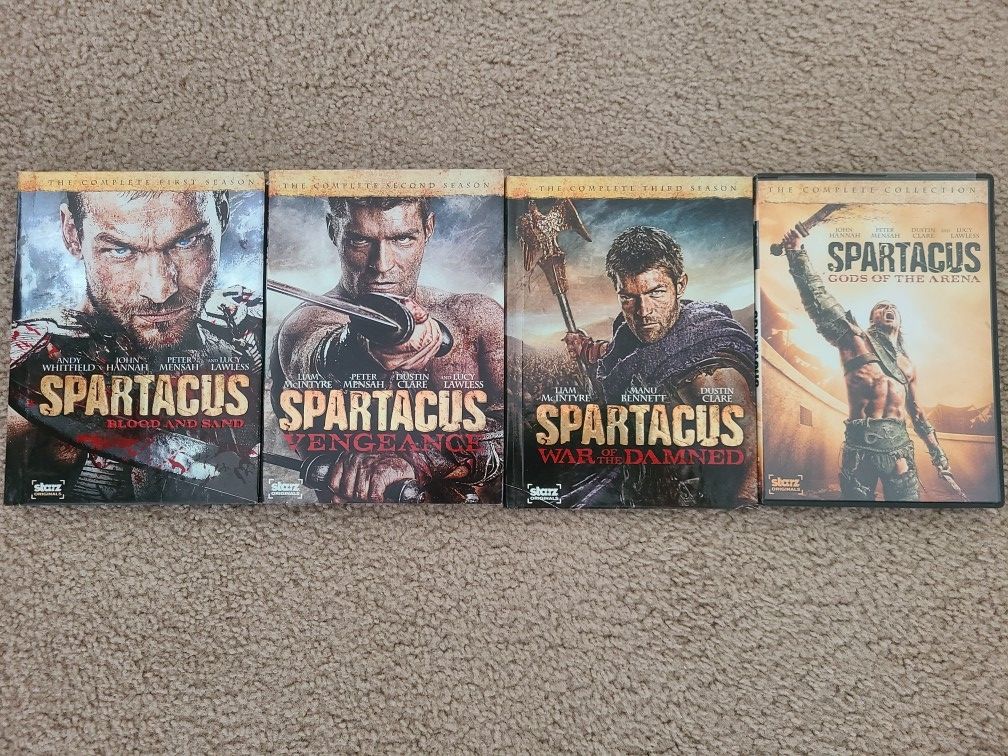 Spartacus Blood And Sands. Entire Series Plus The Follow Up Movie