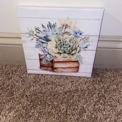 Succulent Canvas 