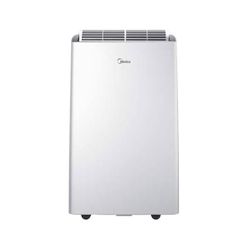 Midea 12,000 BTU DUO Smart Portable Inverter AC Cools up to 550 Sq. Ft. w/ Heater, Remote, Sleep Mode, Wi-Fi Enabled, in White