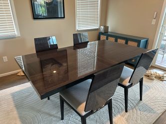 Dinning table with 6 chairs