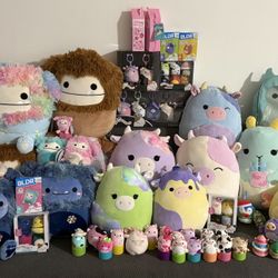 Bigfoot & Cow Squishmallows BNWT ALL UFS! Micros - Clips - Small - Large - Jumbo - Select Series - Halloween - Christmas - Sleepamallows + MORE!!!!!!!