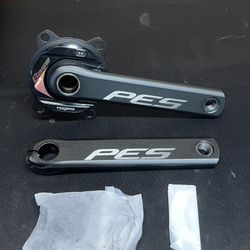 Magene Power Meter for Cycling, PES Crankarm + P505 Spider-Based Power Meter, 110 BCD 4 Bolt, 24mm Steel Spindle, ANT+/Bluetooth