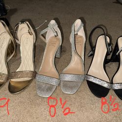 Heels WOMENS 8 1/2 - 9