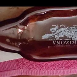 Vintage Ashtray Hape Of Beer With Ariznia In Middle