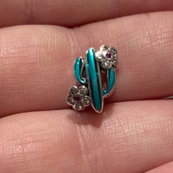 Cactus Silver Charm S925