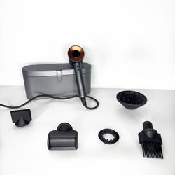Dyson HD07 Nickel/Copper Supersonic Hair Blow Dryer w/ All Accessories