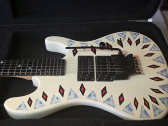Kramer Nightswan Electric Guitar - Aztec Marble Graphic
