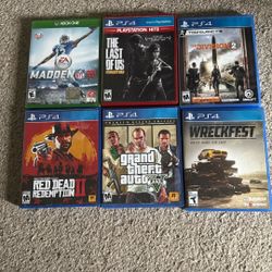 PS4 And XBOX ONE Games
