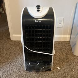 Coastway Compact Transportable Air Cooler with Dial Cooling Fan Humidifier