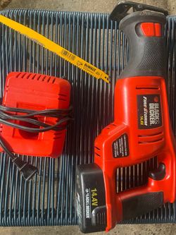 Black & Decker reciprocating cordless saw