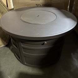 Patio Time 40” 50000 Maximum BTUs Aluminum Round Liquid propane Fire pit
