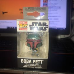 Star Wars Boba Fett Funko Pop Keychain