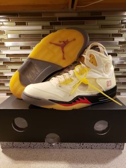Off White Aj5 "Sail" sz 11
