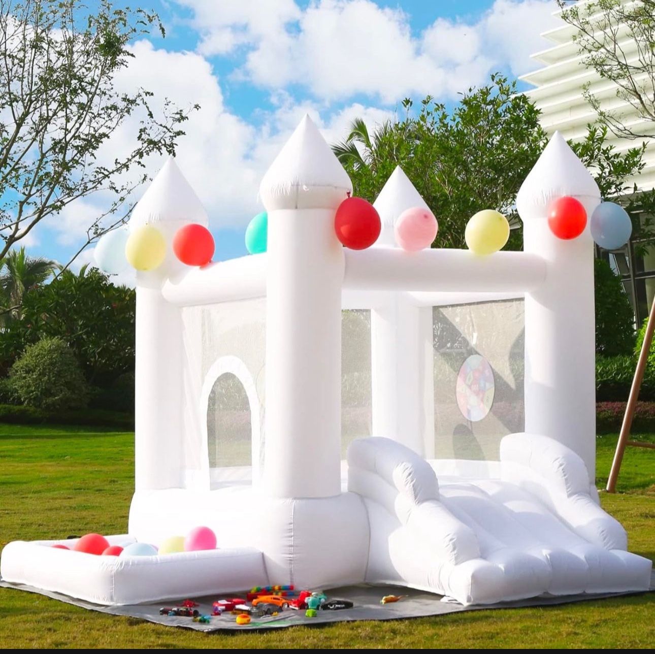 White Bounce House For Sell