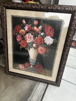 Home Interior Floral Frame