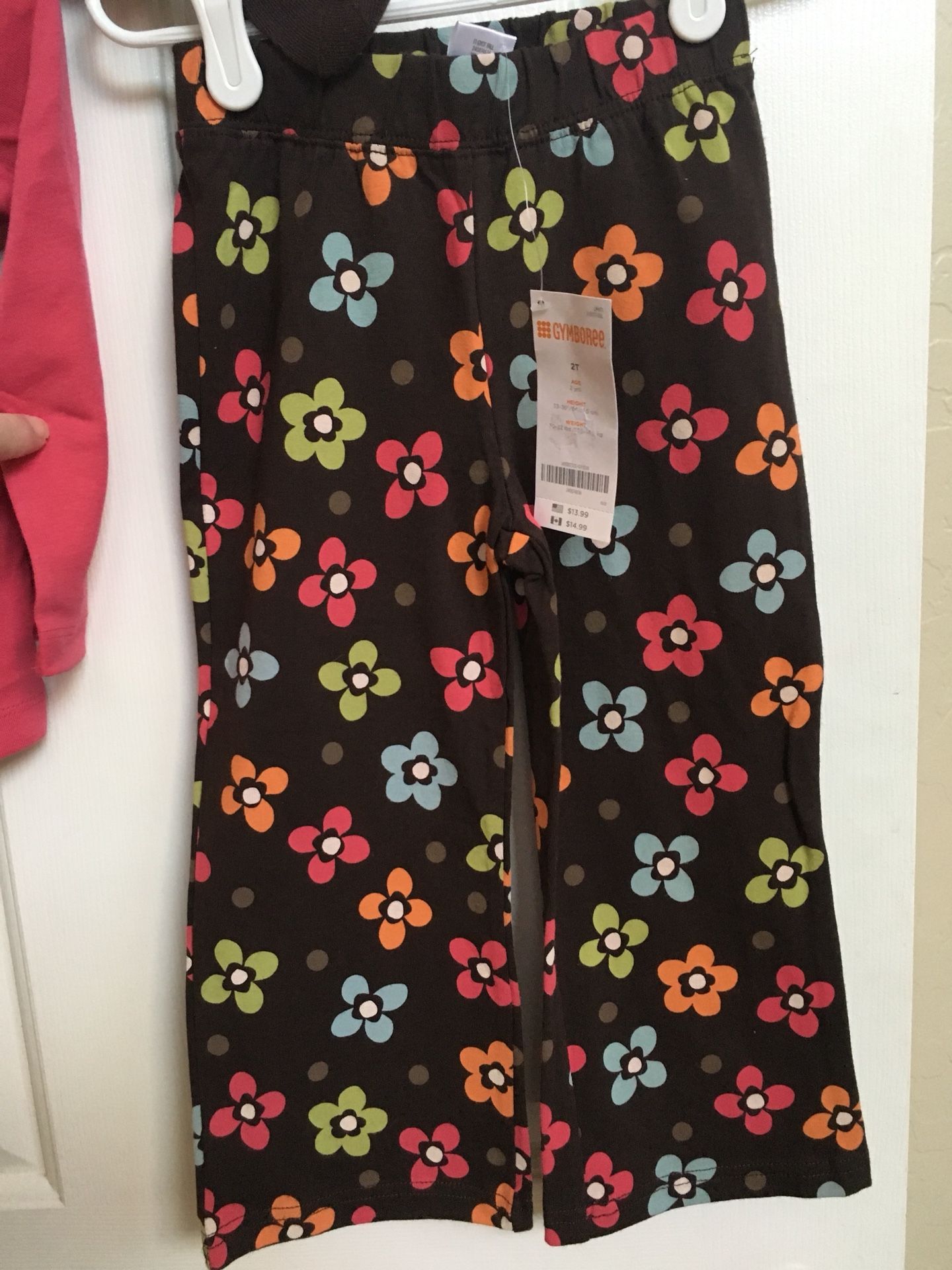 Gymboree, girls clothes, 2T, shirt, socks, pants, NWT