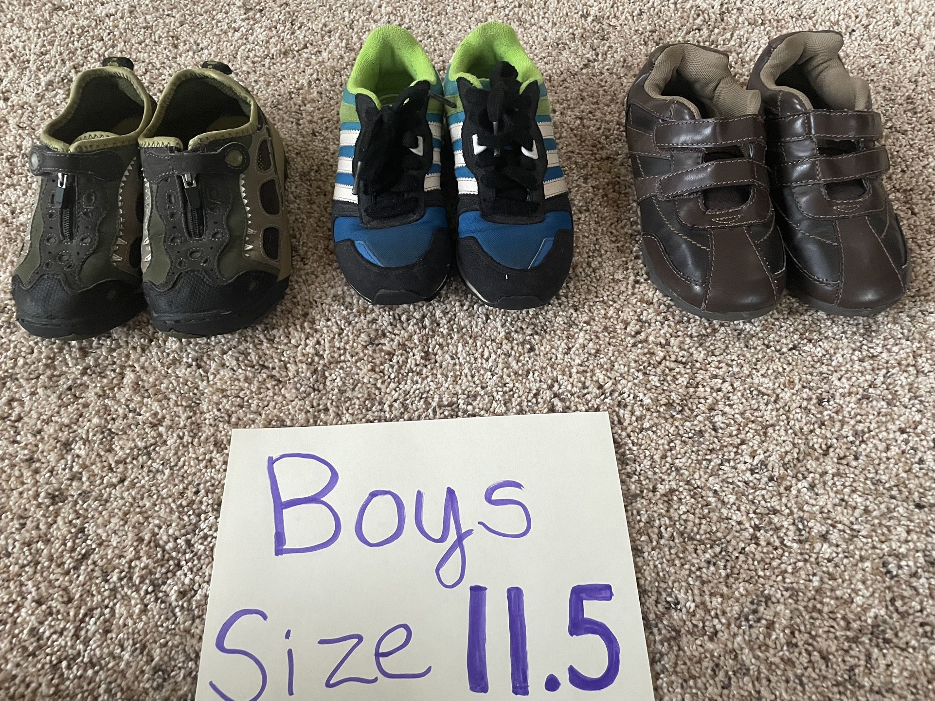 Boys shoes size sizes 11.5 or 11 1/2 casual boy sneakers
