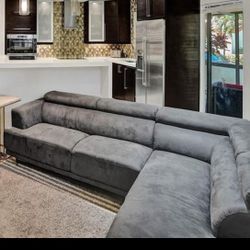 Microfiber Sectional Couch