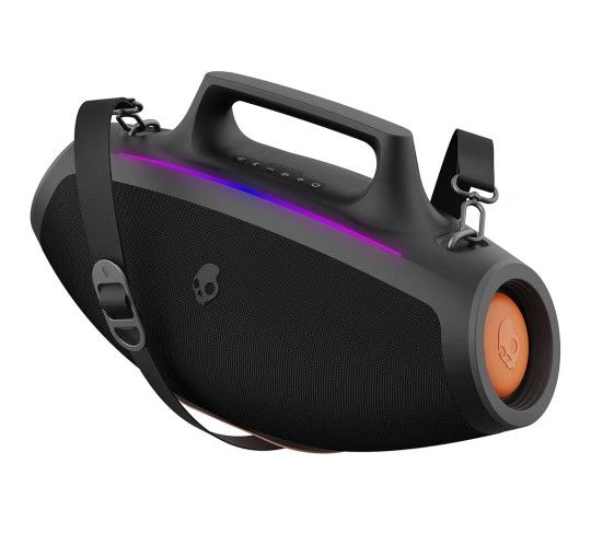 Skullcandy Barrel Bluetooth Boombox Speaker, Water-Resistant Wireless Portable