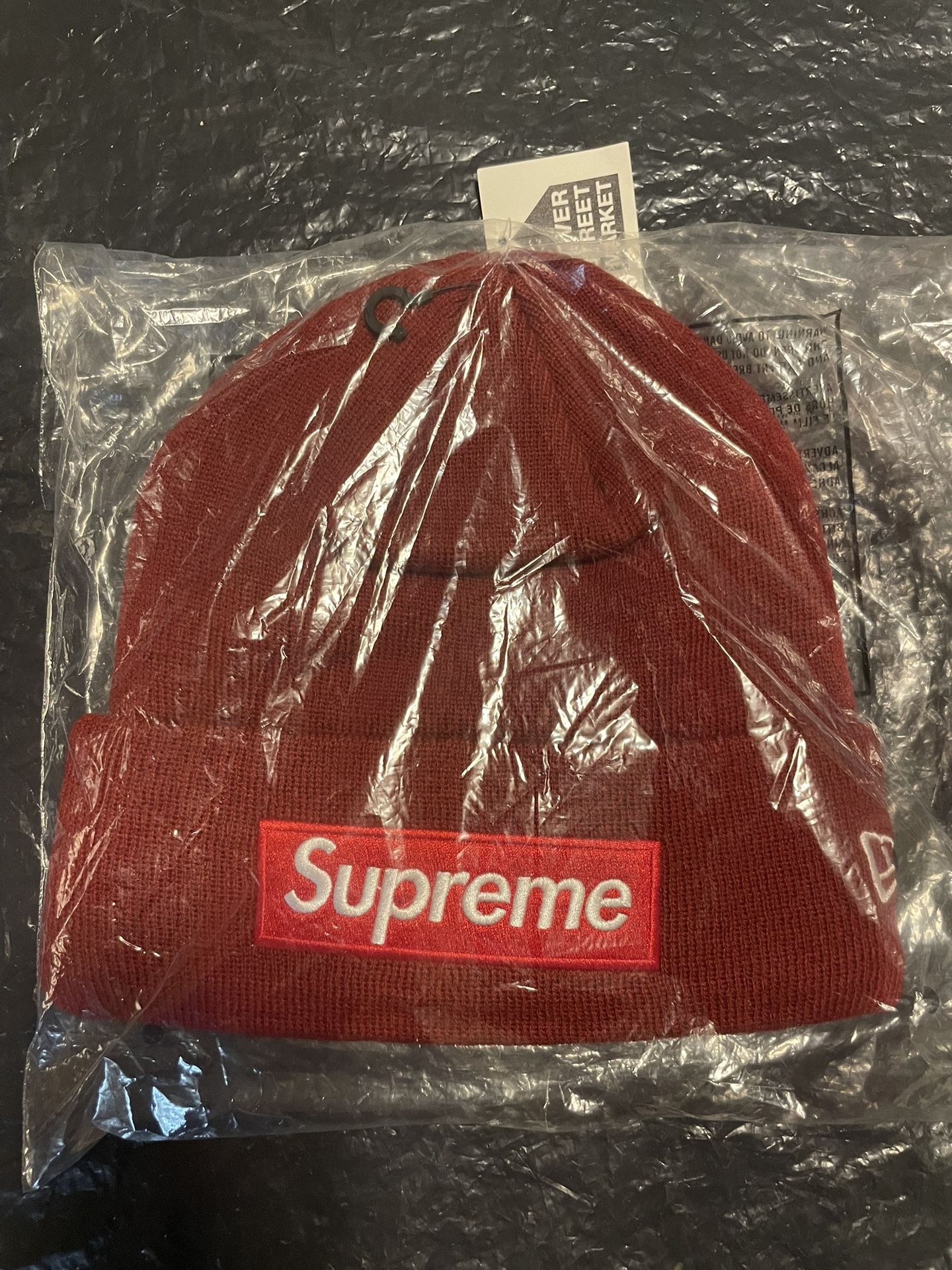 Supreme Cardinal Box Logo Beanie